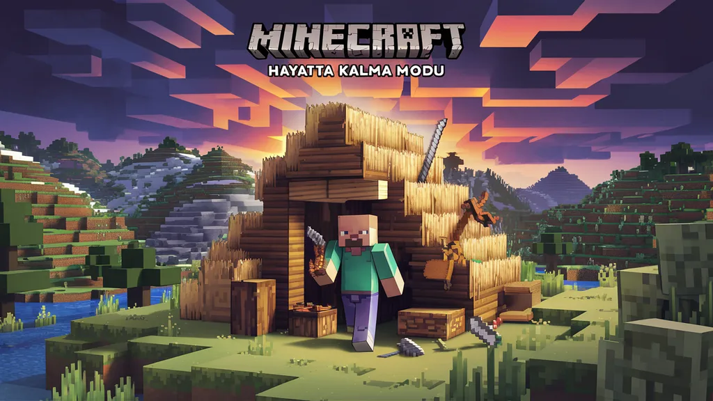 Minecraft APK hayatta kalma modu survival oyunu