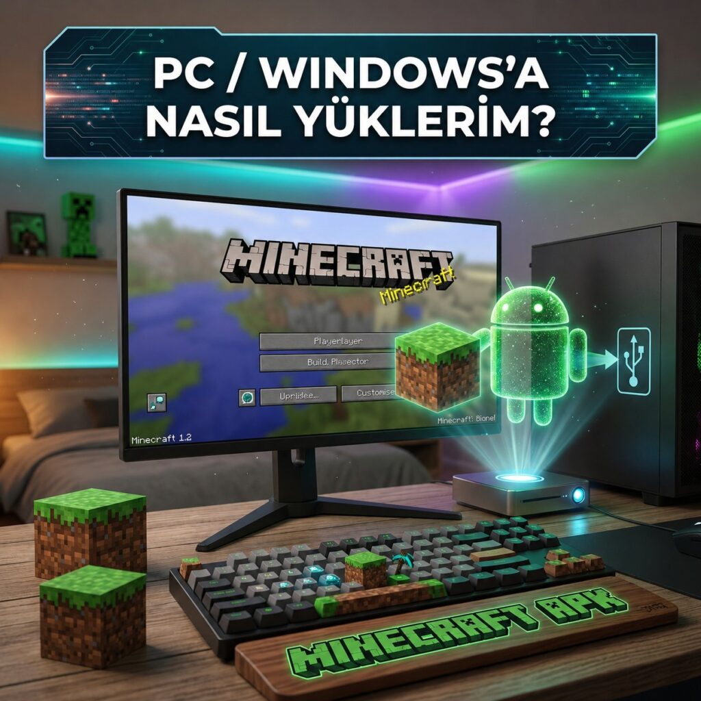 Minecraft APK'yı PC ve Windows'a yükleme rehberi
