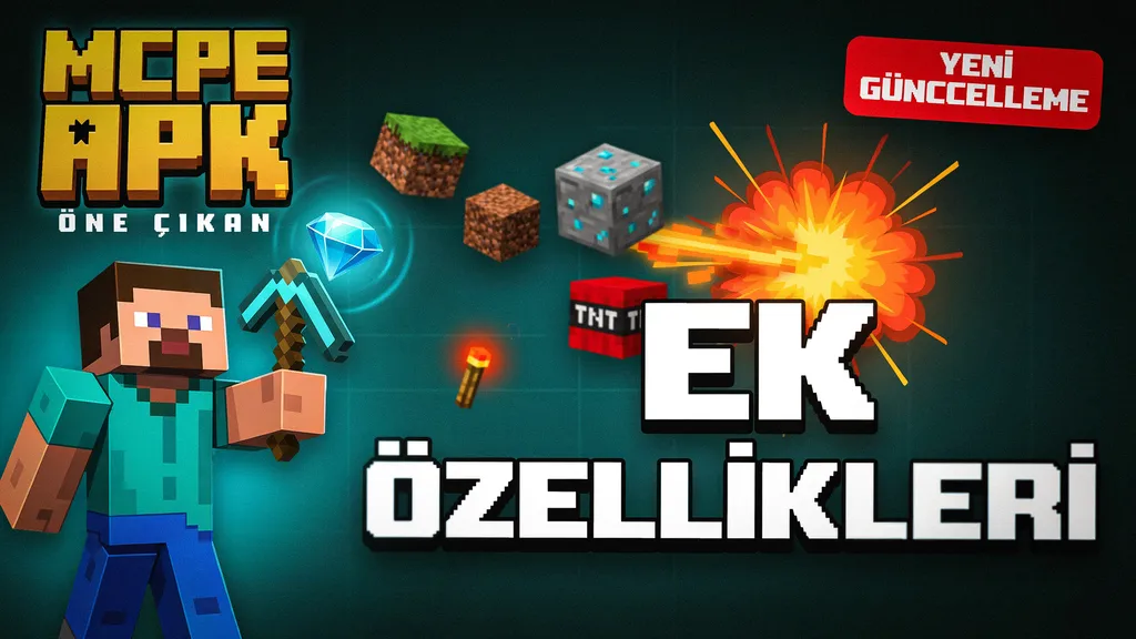 Minecraft APK ek özellikleri yeni güncelleme